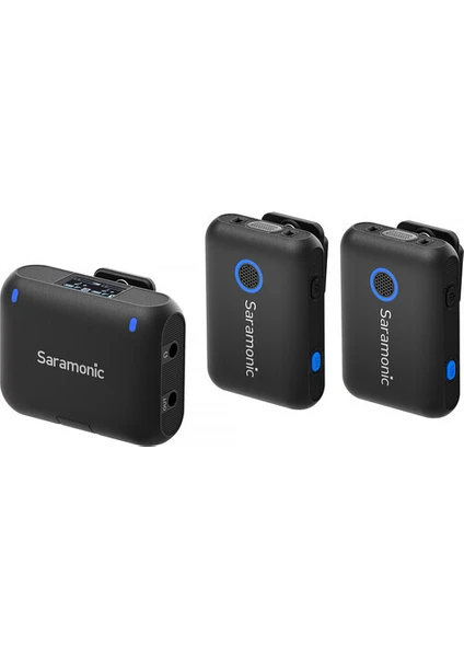 Saramonic Blink 500 B2+ Kablosuz Yaka Mikrofonu 2 Kişilik Çok Yönlü Mikrofon Özellikli